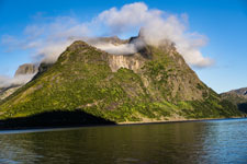 Berge Keipen und Grytetippen. Insel Senja