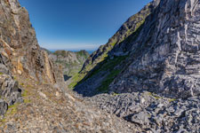 Svartevasstind. Zum Berg Inste Kongen