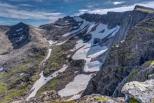 am Plateau Kvænanstammen. Blick zum Kvænan