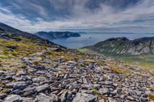 Blick vom Plateau Kvænanstammen nach Südwesten