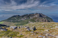 Blick vom Plateau Kvænanstammen nach Westen