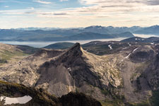 am Berg Kvænan. Blick nach Südosten