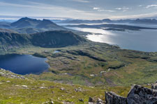 zum Berg Lonketind. Blick nach Südosten