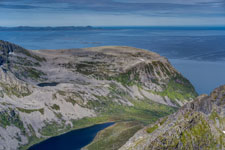 am Berg Lonketind. Blick nach Nordwesten