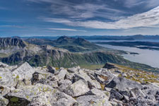 am Berg Lonketind. Blick nach Nordosten