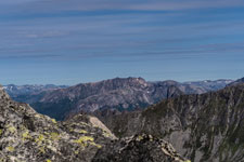 Blick vom Berg Lonketind zum Kvænan