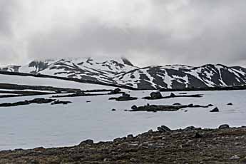 in der Nähe des Bergsees Fossådalsvatnet
