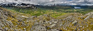 Panorama vom Berg Skallen