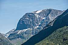 Berge über dem Tal Innerdalen
