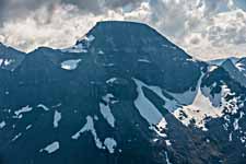Ausblick vom Bergpass Bjøråskaret