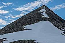 Ausblick vom Bergpass Bjøråskaret