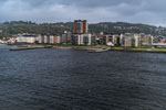 Larvik. Blick von Fähre