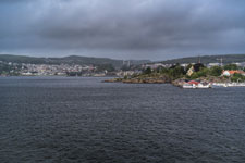 Larvik. Blick von Fähre