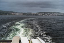 Larvik. Blick von Fähre