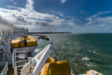 Fähre Larvik - Hirtshals. Hafen Hirtshals