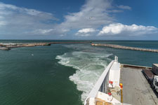 Fähre Larvik - Hirtshals. Hafen Hirtshals