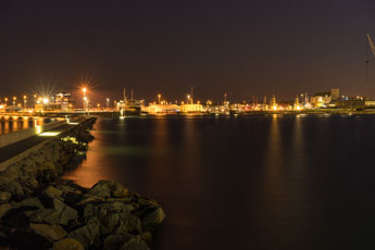 Grenaa Hafen. Dänemark