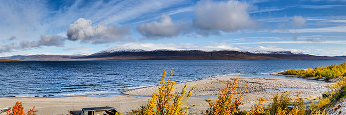 Torneträsk. Schweden