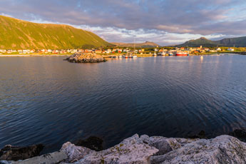 Blick zum Dorf Bleik