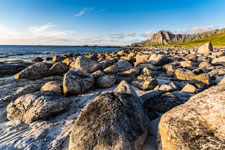 Insel Andøya. Strand am Bleik
