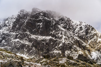 Berge. Nationalpark Møysalen. Insel Hinnøya