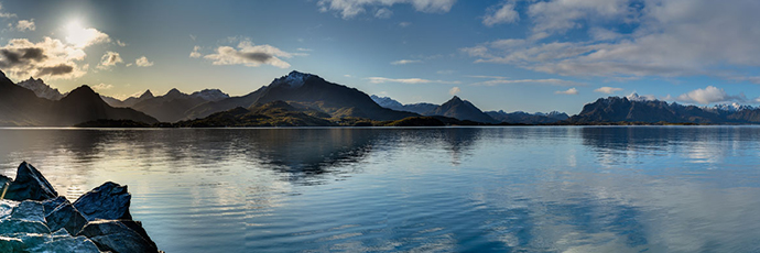 Hadselfjord. Insel Hinnøya