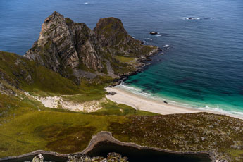 am Berg Måtinden. Insel Andøya