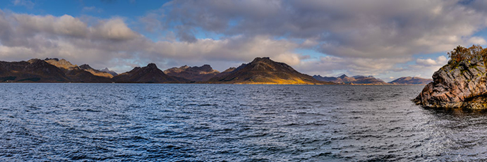 Eidsfjord. Insel Langøya