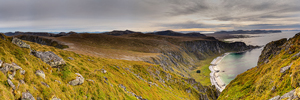 am Berg Måtinden. Insel Andøya
