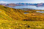 Zum Berg Veten (Bø). Insel Langøya