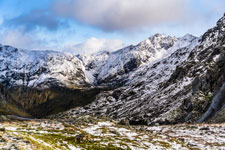Berge. Nationalpark Møysalen. Insel Hinnøya