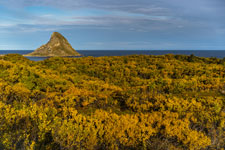 zum Berg Måtinden. Insel Andøya