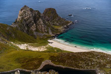 am Berg Måtinden. Insel Andøya