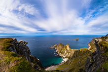 am Berg Måtinden. Insel Andøya