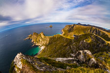 am Berg Måtinden. Insel Andøya