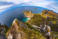 am Berg Måtinden. Insel Andøya