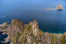 am Berg Måtinden. Insel Andøya