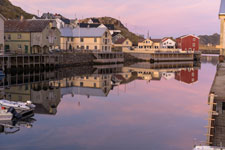 Dorf Nyksund. Insel Langøya