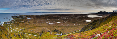 Am Berg Andhautet. Insel Andøya