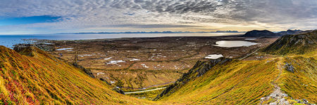 Am Berg Andhautet. Insel Andøya