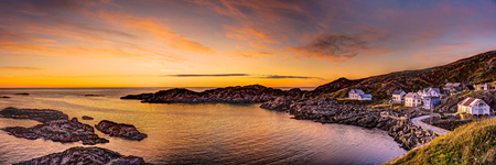 Dorf Nyksund. Insel Langøya