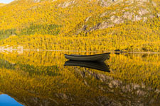 Litlvatnet. Insel Langøya