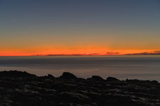 Bufjellet. Abend. Insel Langøya