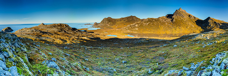Bufjellet. Insel Langøya