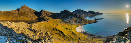 Bufjellet. Insel Langøya