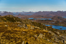 Am Berg Veten (Bø). Insel Langøya