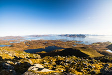Am Berg Veten (Bø). Insel Langøya