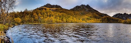 Ryggedalsvatnet. Insel Langøya