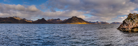 Eidsfjord. Insel Langøya