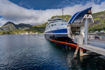 Moskenesøya. Moskenes. Hafen